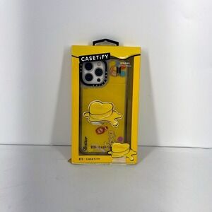 BTS x Casetify Butter iPhone 13 Pro Max Impact Case Yellow Heart K-Pop Merch NEW